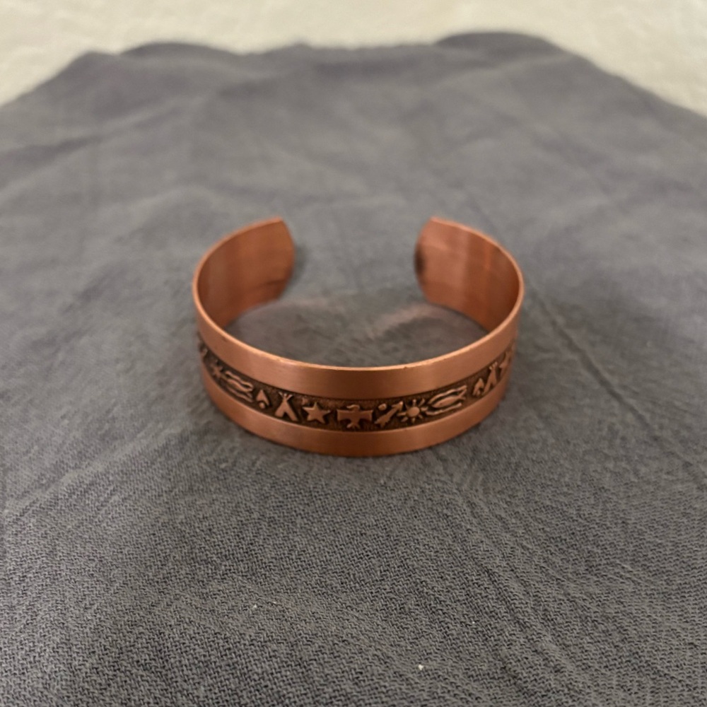 Copper Native Cuff Bracelet